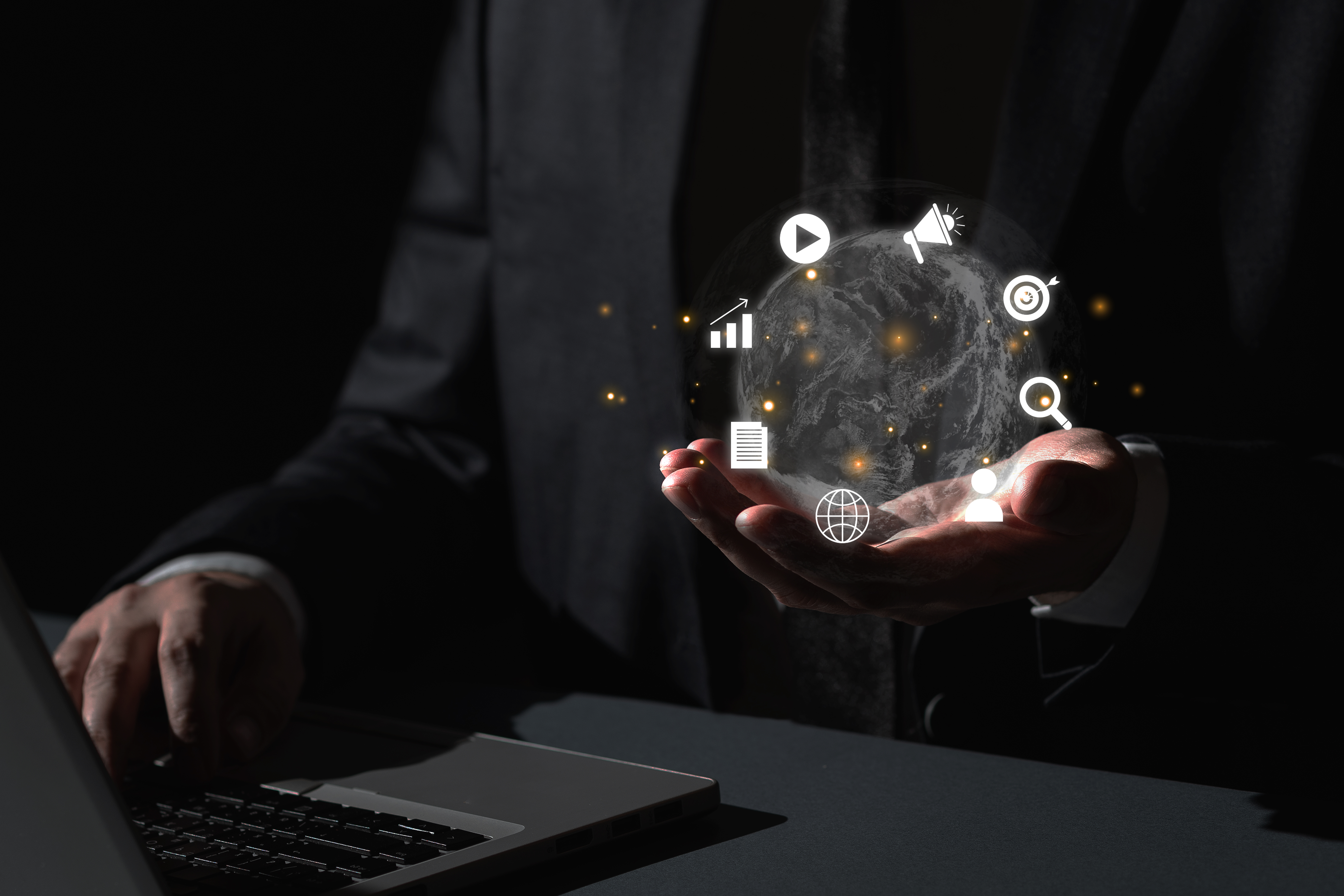 Digital Marketing, link building and digital marketing concept